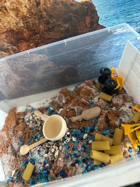 CUSTOM moon sandbox dig kit